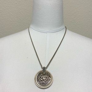 Silver Brighton Pendant Necklace